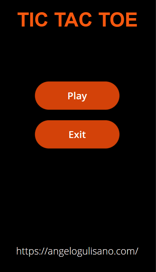 Tic Tac Toe Game Demo