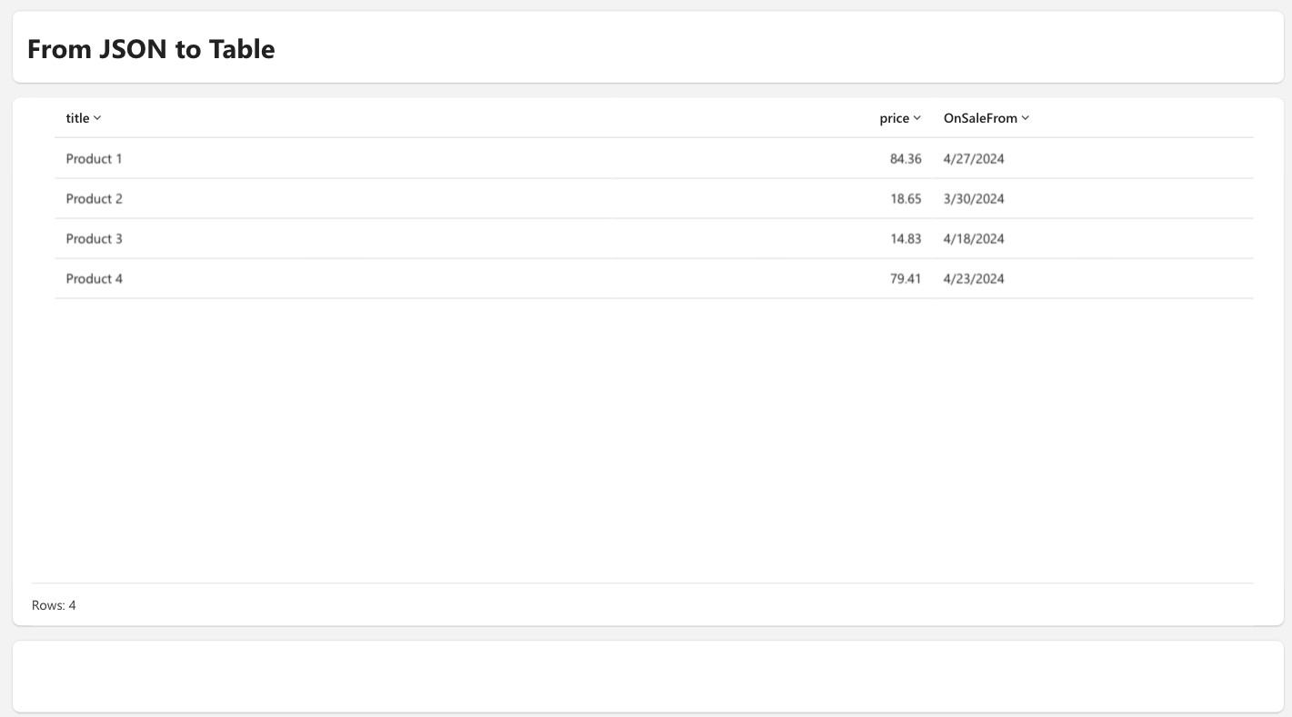 Import component
