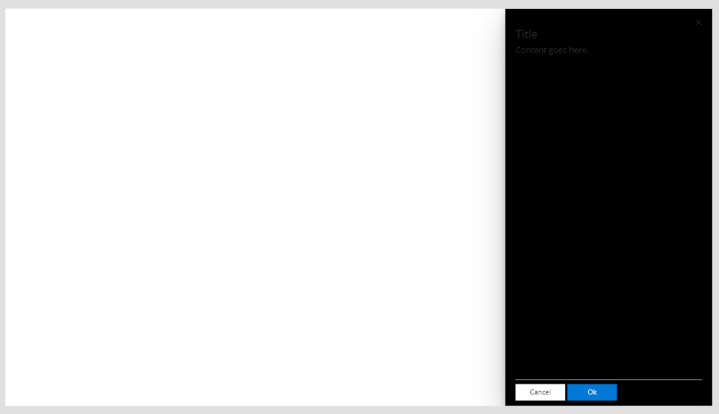 Error panel in your app