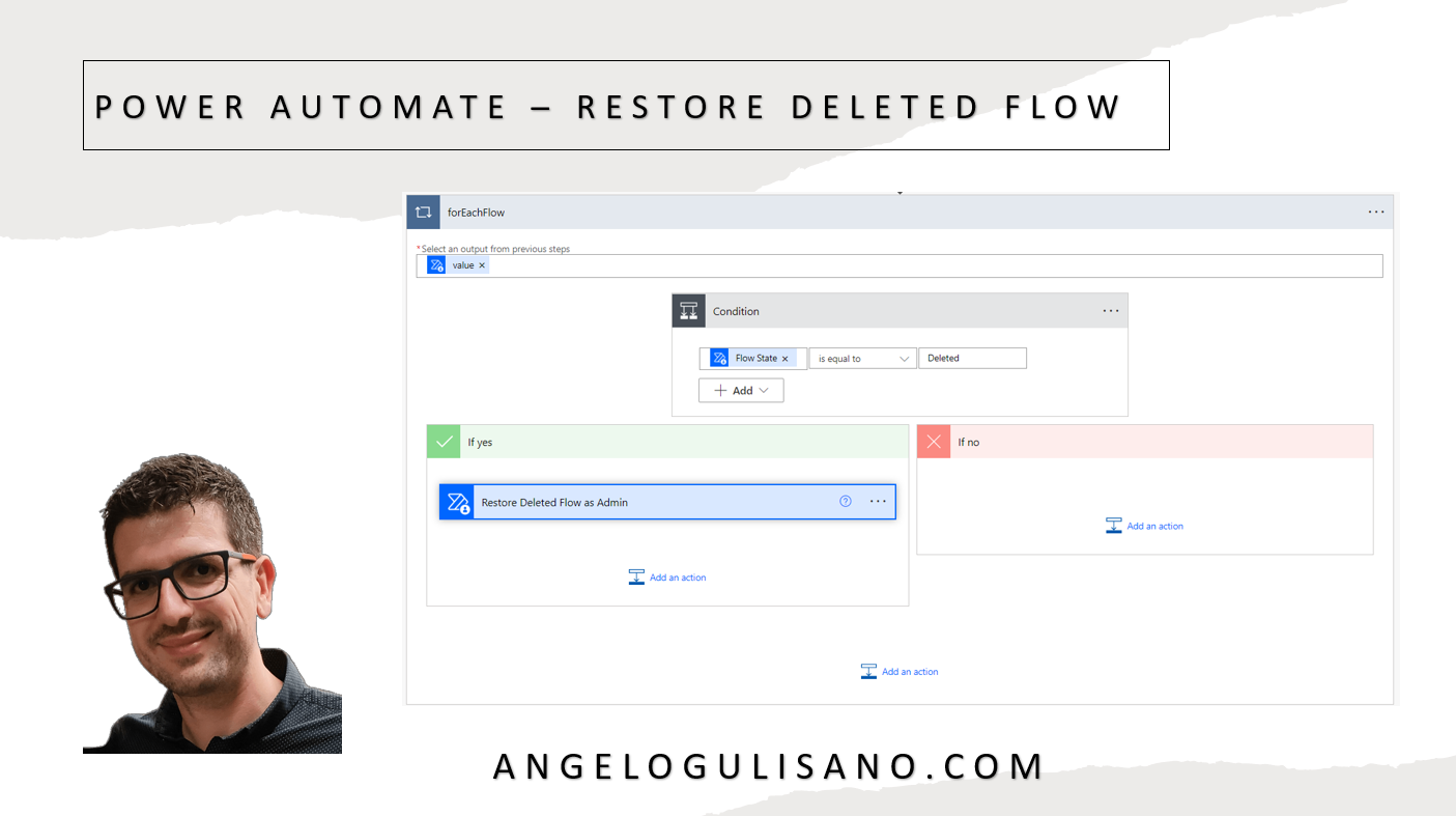 Power Automate - Restore deleted flows