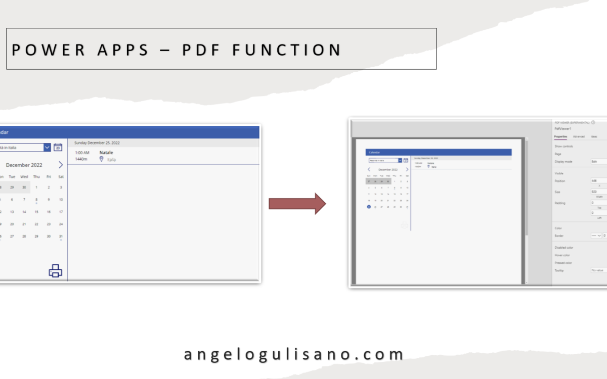 Power Apps – PDF Function