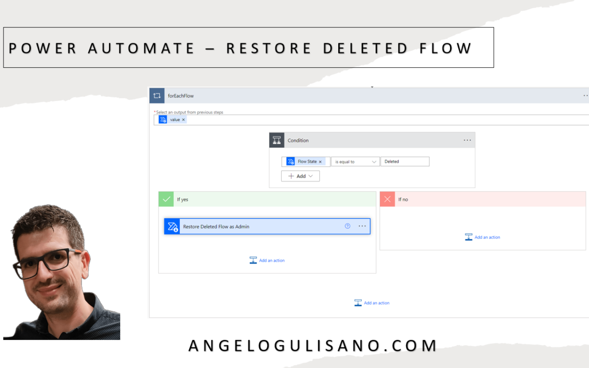 Power Automate – Restore deleted flows