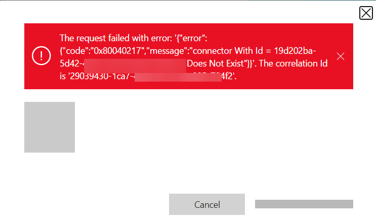 Error where importing solution with custom connector.