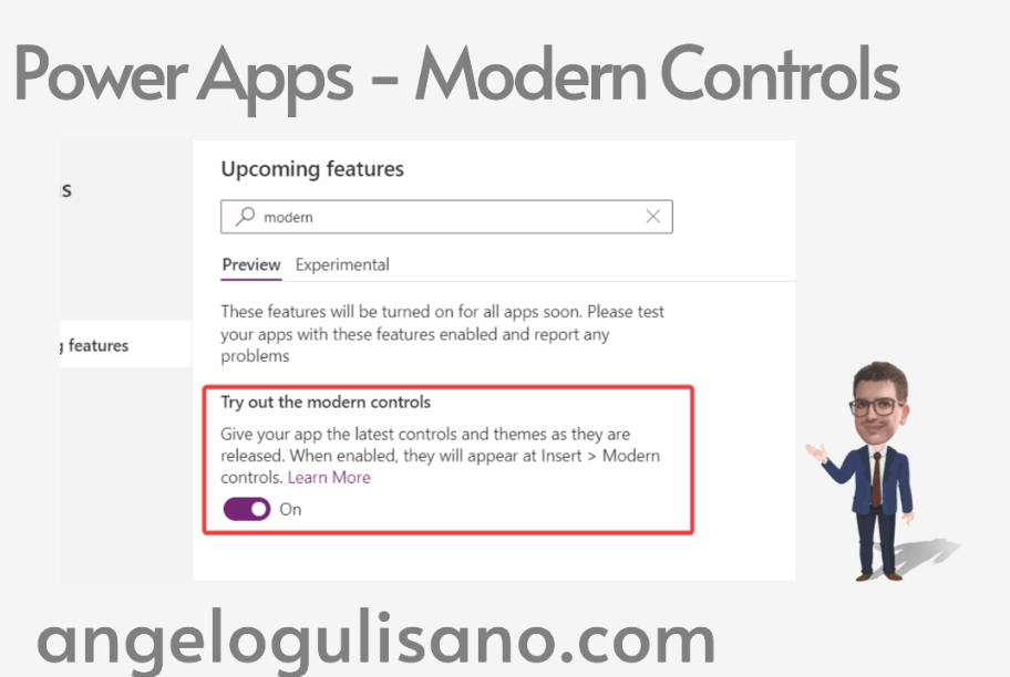Power Apps – Modern Controls
